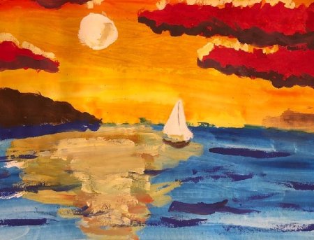 Стиль рисования дети моря