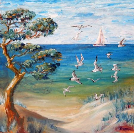 Балтийское море рисунок