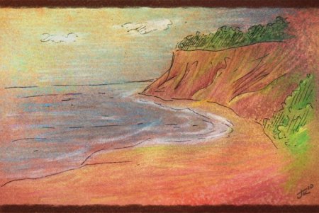 В море. Раскраска