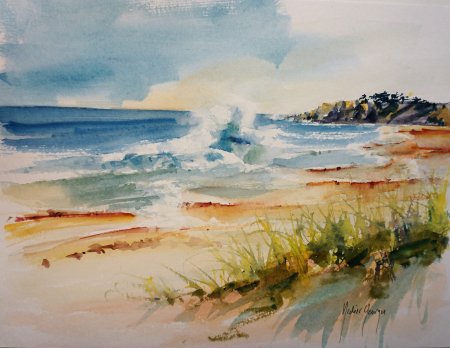 Море рисунок гуашью