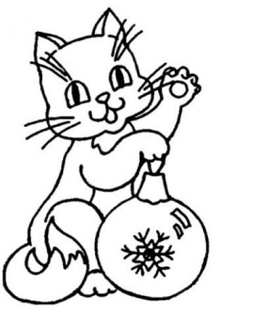 Новогодние коты живопись