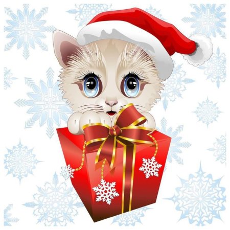 Новогодний кот