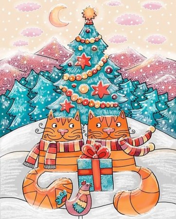 Новогодние котята