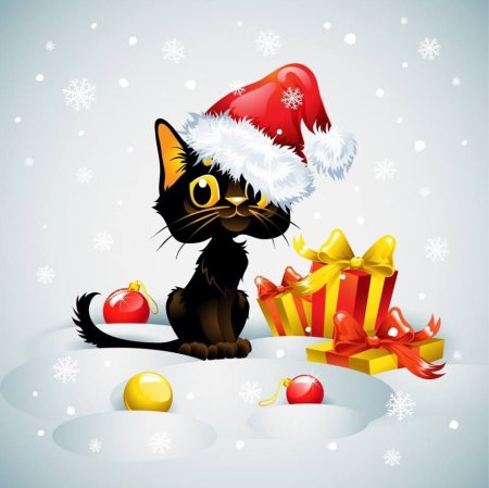 Новогодний котик