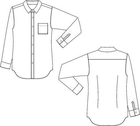 Моделирование мужской рубашки