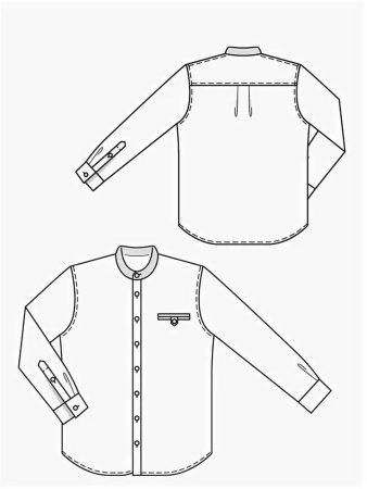 Макет рубашки