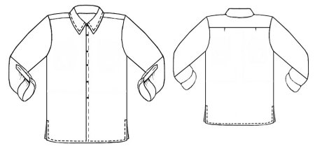 Эскиз блузки