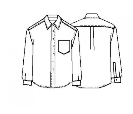 Сарочка спереди и сзади