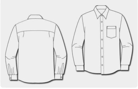 Эскиз блузки