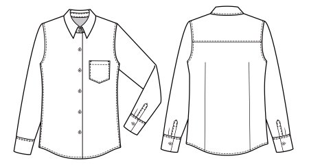 Выкройки женских блузок рубашечного покроя