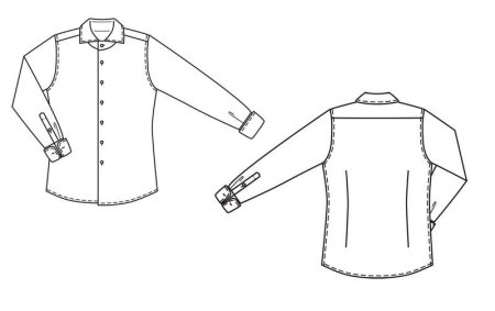 Модель Бурда 105 блузка