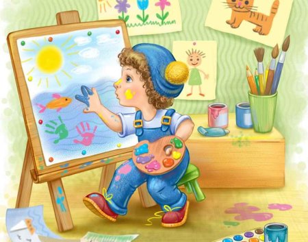 Юный художник