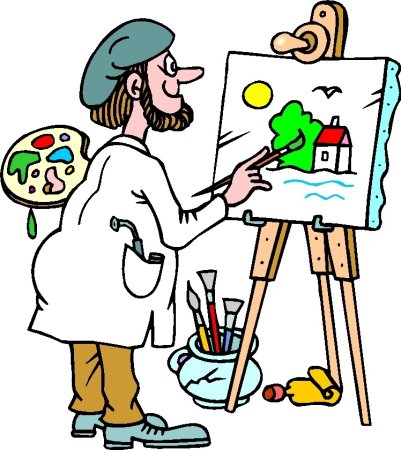 Профессия художник для детей