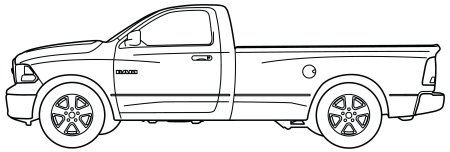 Dodge Ram II вид сбоку