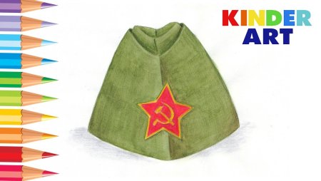 Пилотка рисунок