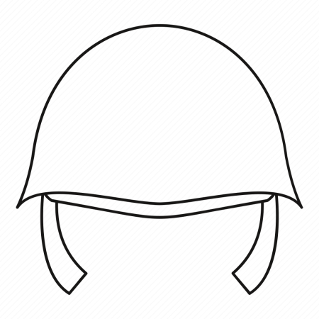 Каска раскраска