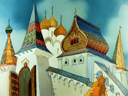 Расписной интерьер Уральской избы