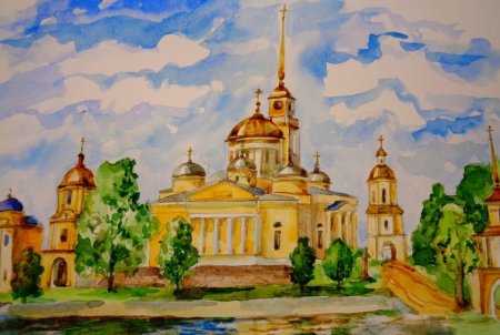 Тверь Волжский мост Графика