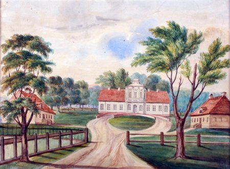 Дворянская усадьба 18 века 19 века рисунок