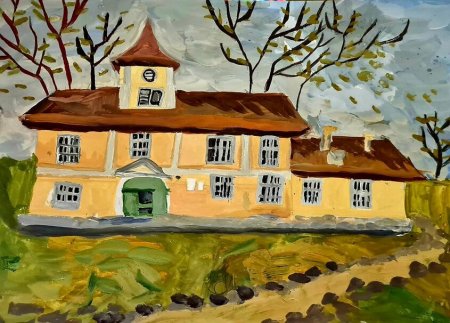 Дворянская усадьба изо