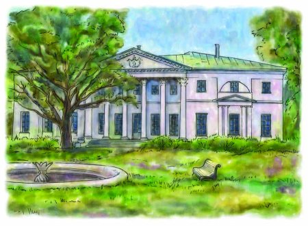 Петрово-Дальнее усадьба Голицыных парк