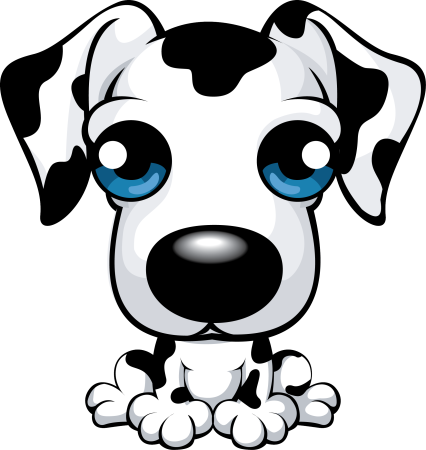 Собака векторный рисунок