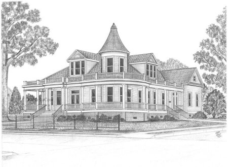 Рисунок усадьба чебоксарца в XIV веке