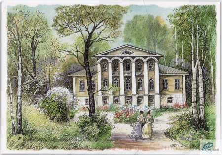 Усадьба Карабиха в живописи художников