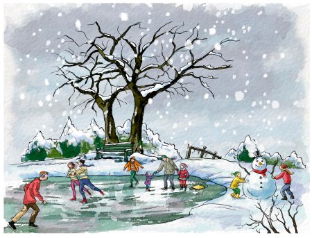 Зима для детей