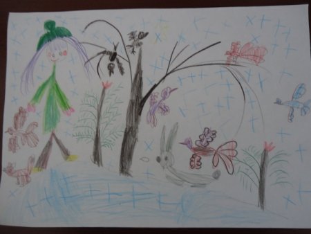 Пейзаж осени карандашом для 4 класса