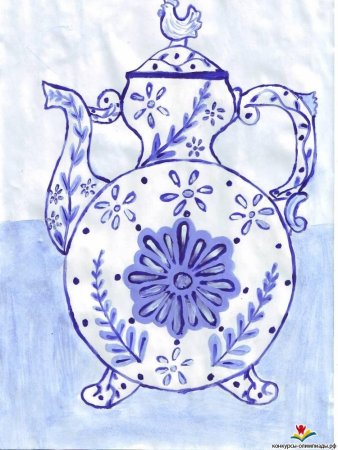 Искусство Гжели квасник