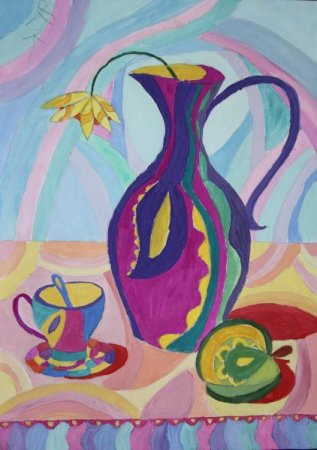 Декоративный натюрморт легкий