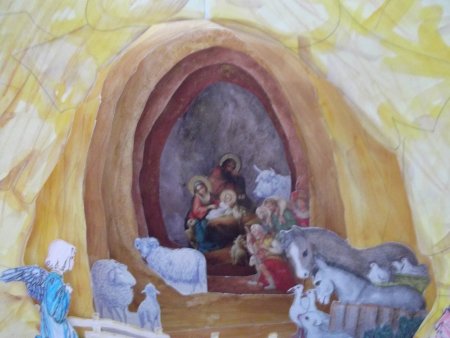 Вертеп Мария Иосиф младенец