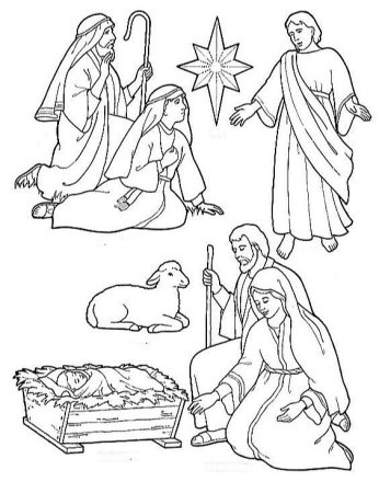 Мария и Иосиф для вертепа