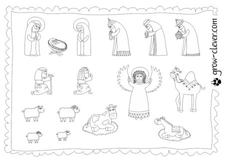 Рождество Христово фигурки для вертепа