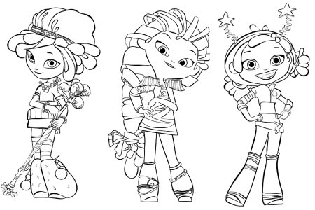 Варвара сказочный патруль раскраска