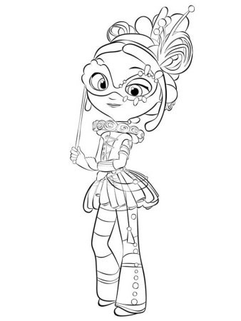 Разукрашки сказочный патруль Аленка