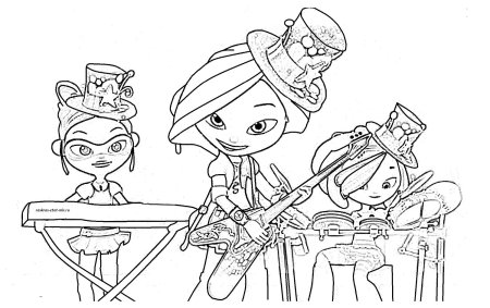 Раскраска сказочный патруль Варя