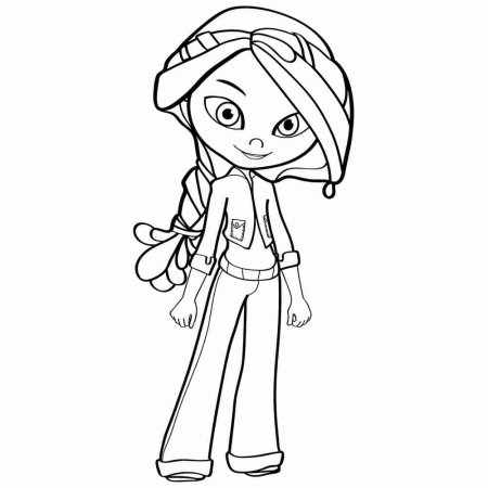 Раскраска сказочный патруль Варя