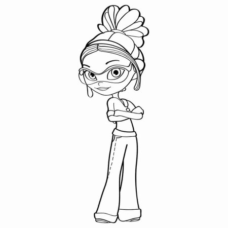 Раскраска сказочный патруль Маша