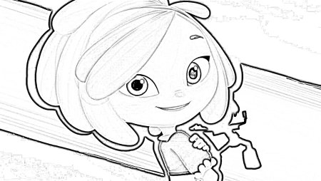 Раскраска сказочный патруль Варя