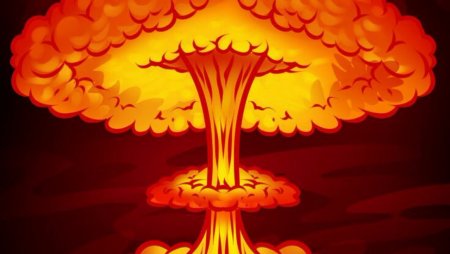 Нарисовать ядерный взрыв