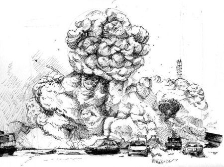 Взрыв скетч