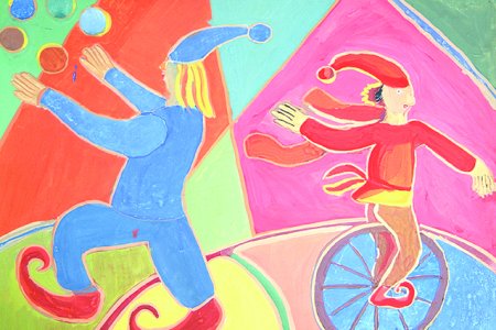 Рисунок на тему цирк будущего