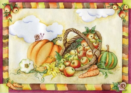 Рисование урожай