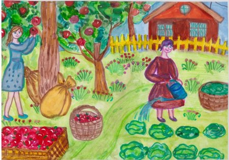Урожай в детском саду