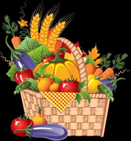 Рисование овощи на грядке