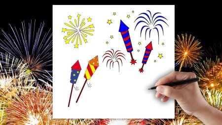 Фейерверк карандашом