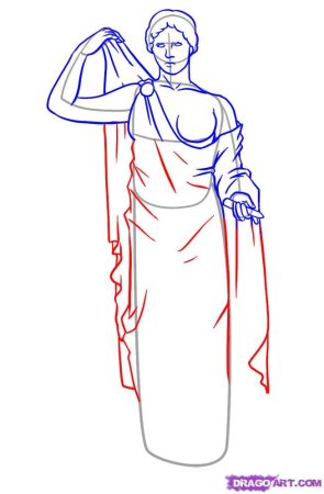 Гермес Бог древней Греции раскраска