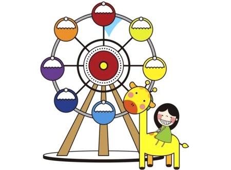 Колесо обозрения для малышей